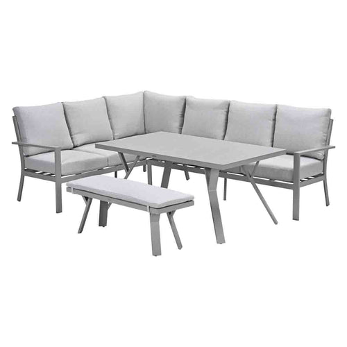 Garden Impressions lounge dining set Senja valley sand - 4-delig - links - vtwonen shop
