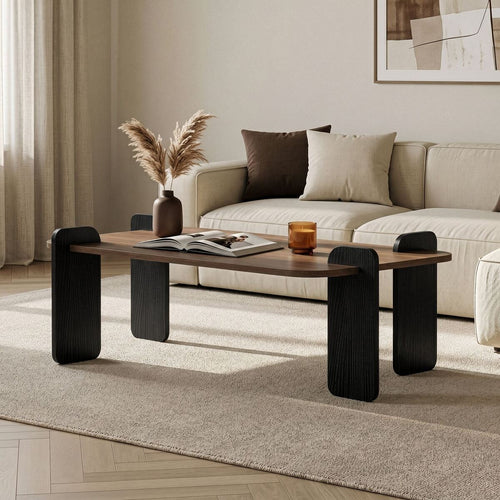 Calicosy - Salontafel ELOI - Donker hout 120x60x35 cm
