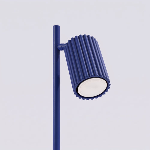 Sollux Lighting Tafellamp KARBON ultramarijn - 14,5x19,5x43cm