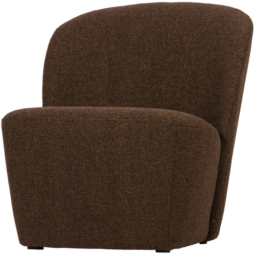 vtwonen fauteuil Lofty - Polyester - Bruin - 75x68x72 - vtwonen shop