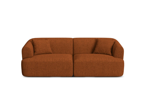Cosmopolitan Design Modulaire bank Campi 3-zits, structurele stof baksteen - 90x220x70cm