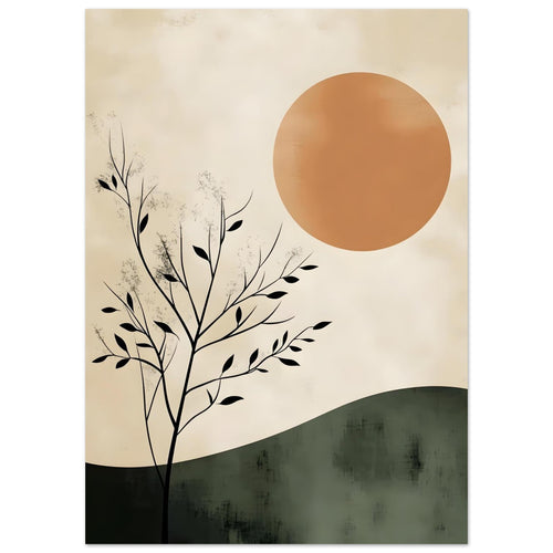 Artfulprints  Boho – Sunset hill   poster 50x70 cm - vtwonen shop