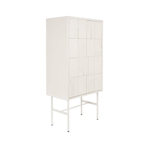 Housecraft living Funk Kast/ Opbergkast Hoog - Beige - vtwonen shop