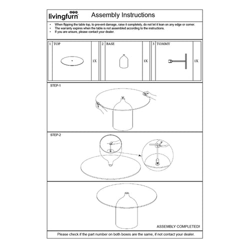 Brix bijzettafel Isa - zwart - 50x50x45
