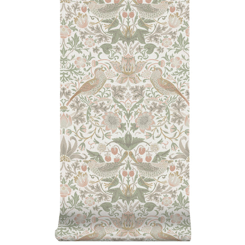 William Morris at Home Vliesbehang Strawberry Thief - 10mx52cm