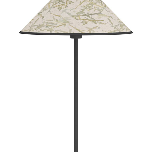 EGLO vloerlamp Oxpark - e27 - 146,5 cm - zwart/wit/groen - bamboe