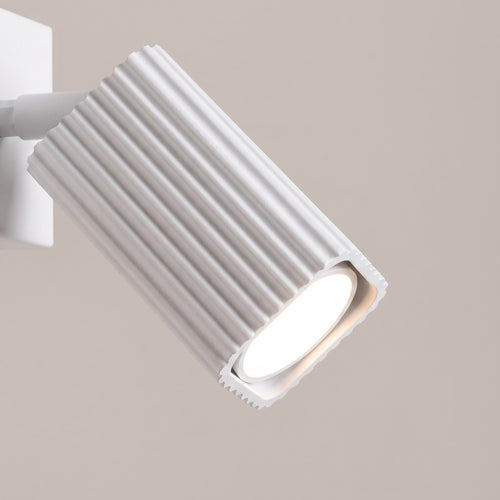 Sollux Lighting Wandlamp RAYO wit met schakelaar - 8x16x16cm