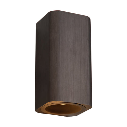 Atmooz wandlamp Solito downlight - geborsteld brons - Ø 6,5 x H 20 cm - geïntegreerde led
