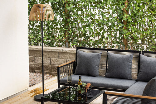 Rebellenclub Tuin Vloerlamp Jazzy - ø 40cm - Bruin - vtwonen shop