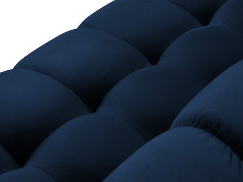 Cosmopolitan Design Bank Bali 2-zits, flueel, koningsblauw - 96x152x75cm