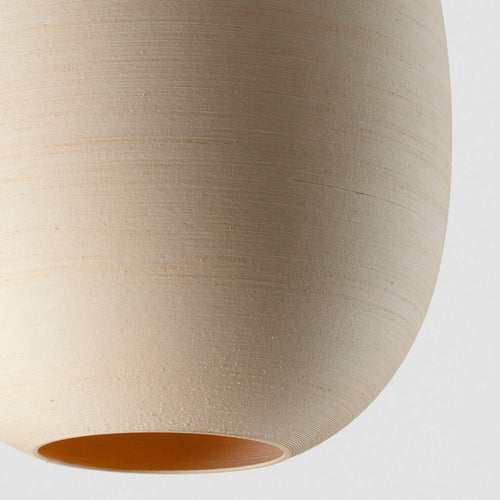 Faro TIERRA Plafondlamp met koepelvormige hanglamp van 47 cm naturel