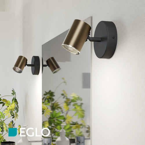 EGLO spot Consuma 1 - gu10 - 11 cm - brons