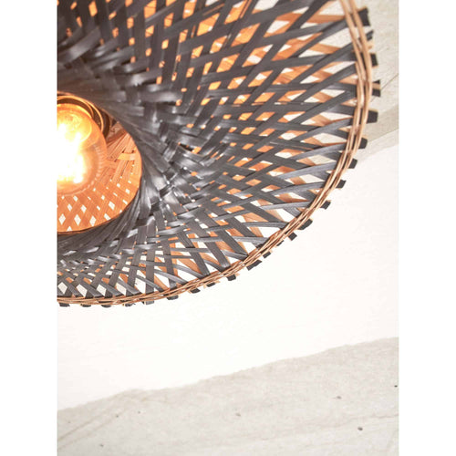 GOOD&MOJO plafonnière Kalimantan - zwart - Ø44cm - vtwonen shop