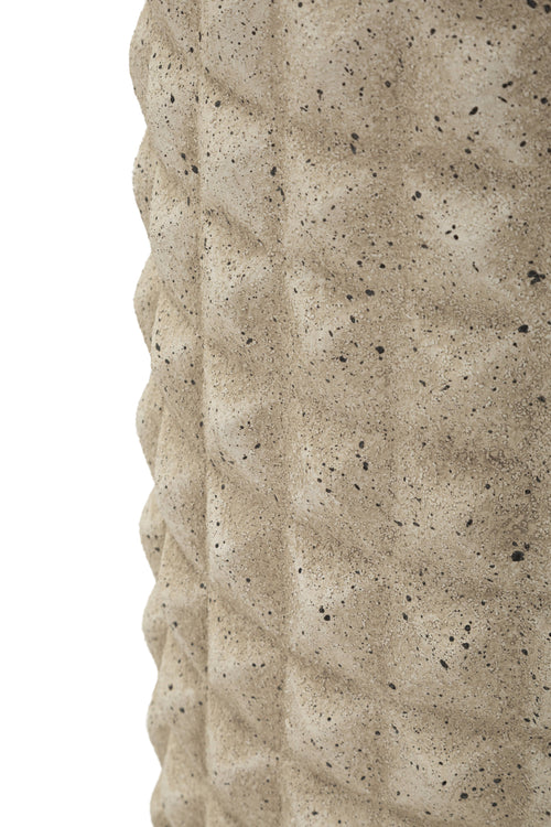 Mauro Ferretti buitenvaas - Ø 28x110 cm - beige