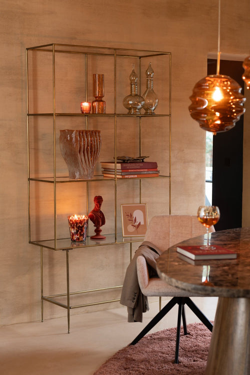 J-Line hanglamp - glas - bruin