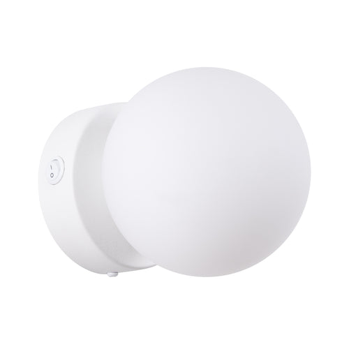 Sollux Lighting Wandlamp YOLI 1 wit - 12x14x12cm