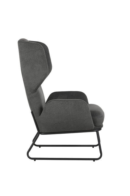 FurniLux Fauteuil Jay Grijs - Van collectie – Moderne Elegantie en Comfort - kunstleer - 65 x 69 x 110cm - vtwonen shop