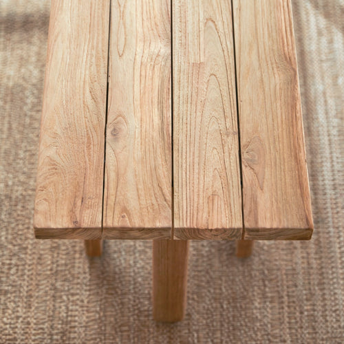 Tikamoon Tuinbank van gerecycled massief teakhout - Naturel - vtwonen shop