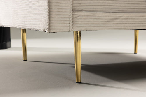 BRAM Fauteuil Renzo - Beige Ribstof - vtwonen shop