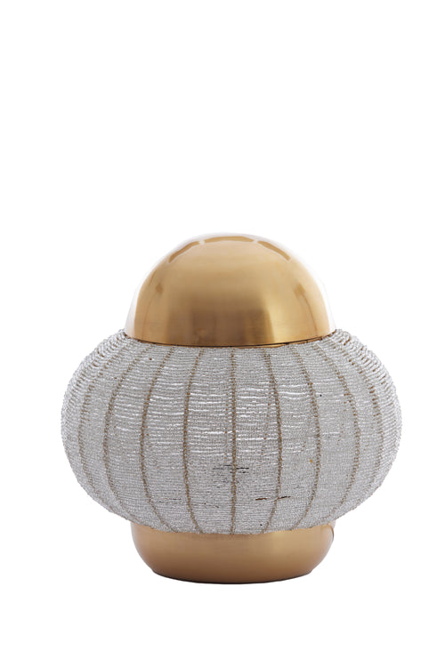 Light & Living tafellamp CETARA - zilver - Ø32x33cm - vtwonen shop