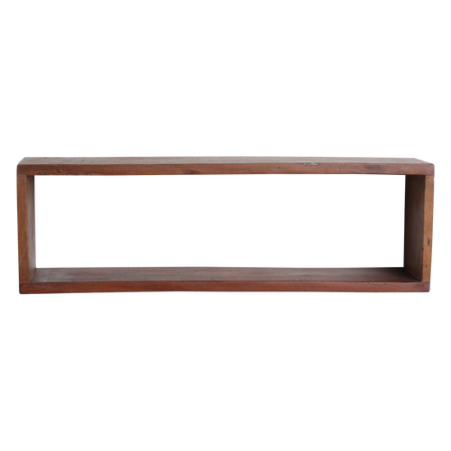 Raw Materials open wandplank - FSC-gerecycled hout - 70x15x22 cm - vtwonen shop