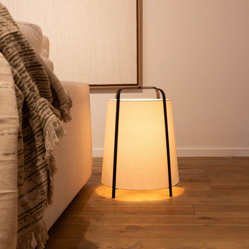 Atmooz vloerlamp Hazel - zwart - Ø 48 x H 60 cm - E27