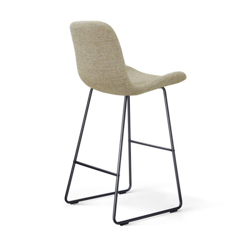 Nolon Nino-Fé barkruk taupe melange - zwart onderstel - 75 cm - vtwonen shop