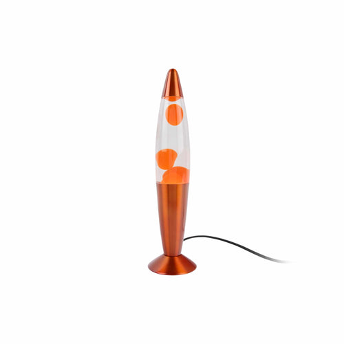 Leitmotiv tafellamp Funky Rocket Lava - oranje - Ø8.6cm