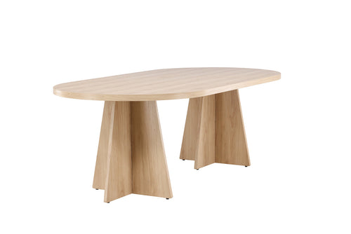 Rebellenclub Eetkamertafel Vonge - 230 x 115 cm - Licht Eiken - vtwonen shop