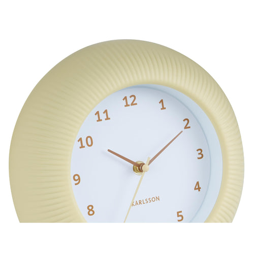 Karlsson wandklok Tender Rib - geel - Ø25cm - vtwonen shop