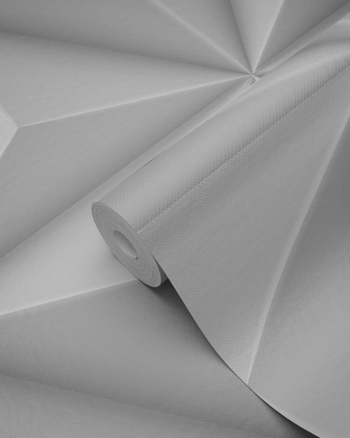 Origin Wallcoverings behang grafisch 3D motief lichtgrijs - 53 cm x 10.05 m - 347815 - vtwonen shop