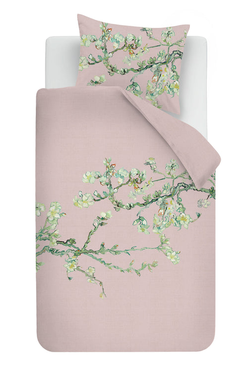 Beddinghouse x Van Gogh Museum Dekbedovertrek Blossom - 140 x 200/220 cm - Roze