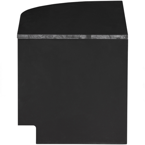 WOOOD tv-meubel rond links Finca - Zwart - 40x78x40 - vtwonen shop