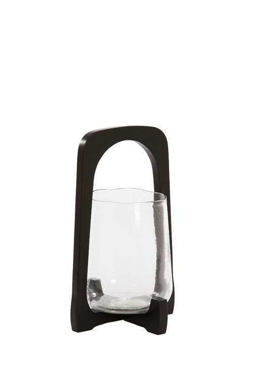 Light & Living windlicht ANOSY - Ø21.5x35cm - zwart