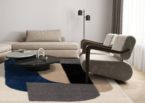 AFK Living vloerkleed Gatsby - zeer zacht - blauw - 160 x 230 cm