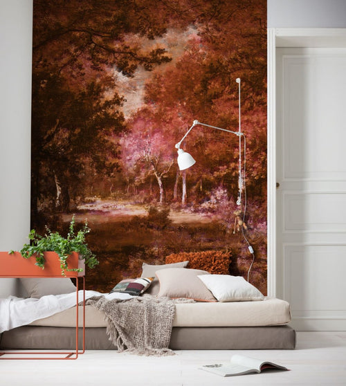 Sanders & Sanders fotobehang herfst bruin en warm oranje - 200 x 280 cm - 611991 - vtwonen shop