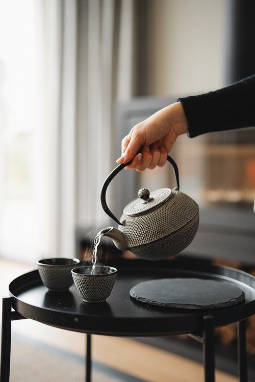 Bredemeijer - Theepot Jang 1,1L gietijzer betongrijs