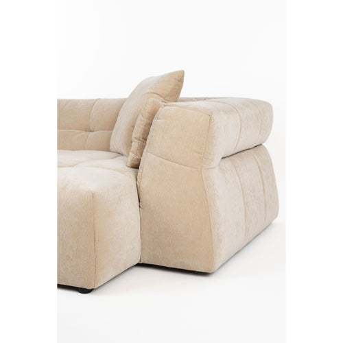 Dutchbone Hodge Bank met Chaise Longue Rechts Beige