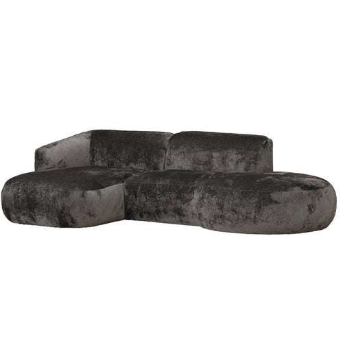 Giga Meubel Chaise Longue Bank Marseille - 2,5-Zits - Mokka