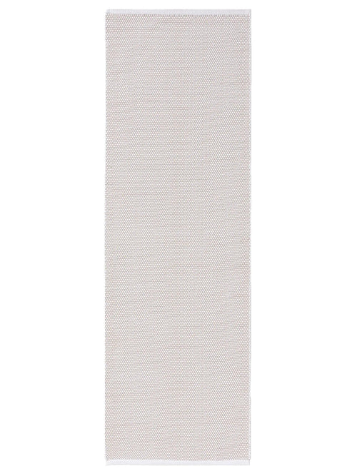 benuta katoenen loper Ron - wit - 80x300 cm