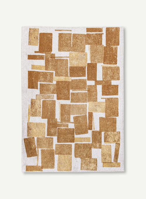vloerkleed 9357 Nuggets - Geel - 80 x 250 cm