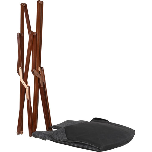 Lesli Living bistrostoel grijs - zwart - 73x85x95cm