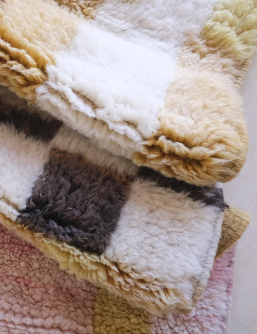 AFK Living vloerkleed Berber - handgemaakt - Wol - 160 cm x 230 cm