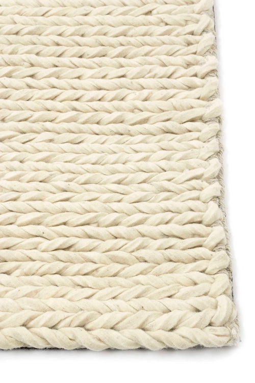 Rebellenclub Vloerkleed Kabel Licht - beige - 160 x 230 cm