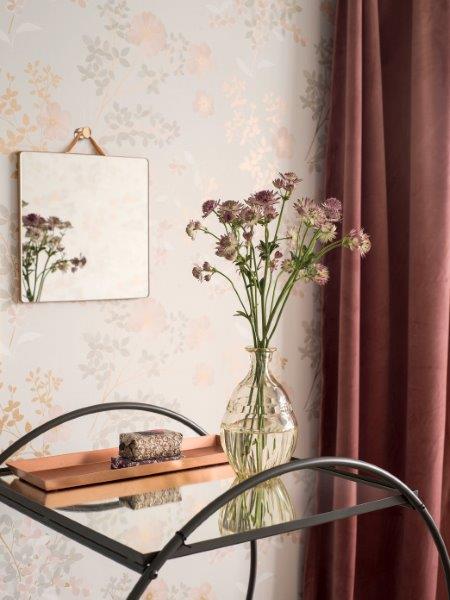 Borastapeter behang bloemen beige - 53 cm x 10.05 m - 660436 - vtwonen shop