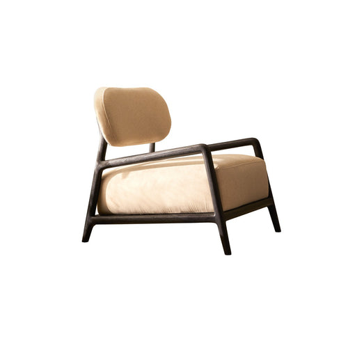 Tikamoon Fauteuil van zwart mindihout - Zwart