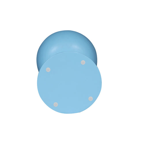 StarFurn Bijzettafel Owen - Rond Blauw Hout - 30x30x42cm - vtwonen shop