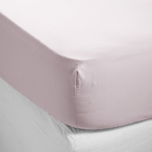 Madura Hoeslaken Celiane parelmoer roze 140x200 cm