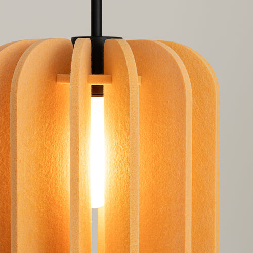 Sollux Lighting Hanglamp MULA 27 geel - 27x27x165cm