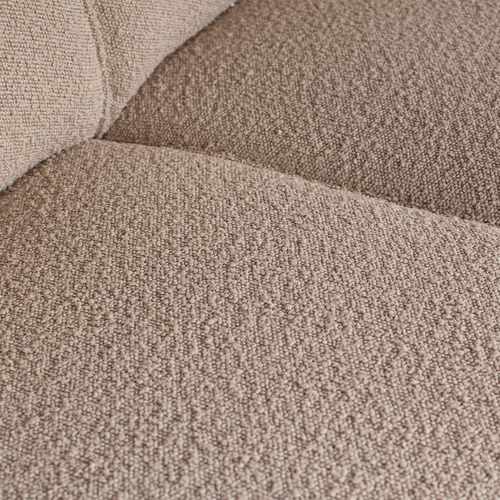 WOOOD 3-zits bank Statement - Boucle - Beige - 77x230x93